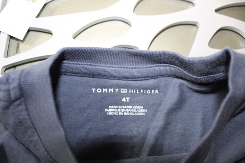 TOMMY HILFIGER Toddler Boys Logo Flag T-shirt and Twill Shorts $55 Size : 4T - Picture 6 of 10