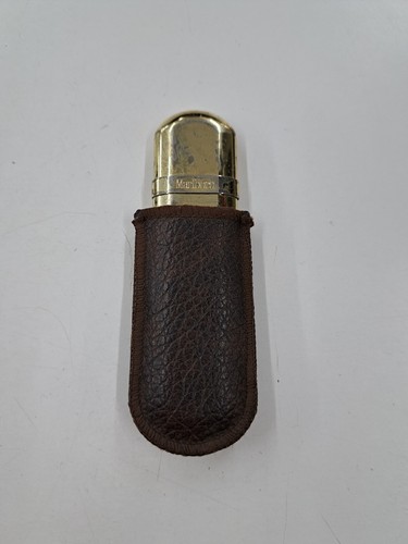 Vintage Marlboro Brass No. 6 Lighter With Leather Case. - Picture 3 of 11