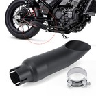 Shorty GP Exhaust Muffler Tip Black for Honda Rebel CMX 1100 2021 2022 2023-2025