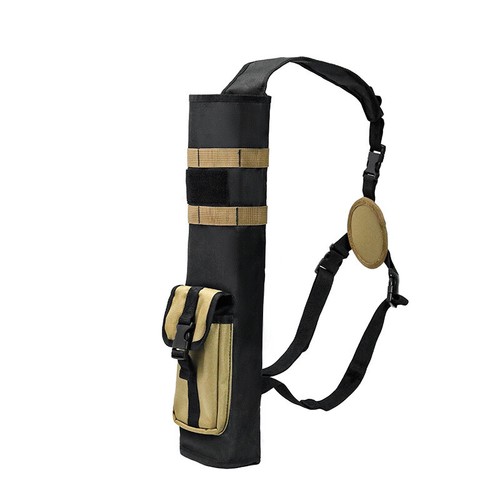 Lightweight Archery Back Arrow Quiver Dual Use Foldable Compact Hip Arrows Bag - Picture 4 of 20