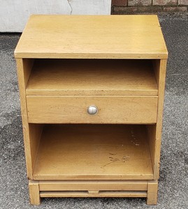 Details About 1950s Mid Century Modern Kent Coffey The Simplex Line Blonde Mahogany Nightstand