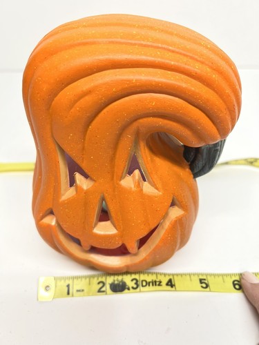 Small Halloween pumpkin Light Up Jack-O-Lantern Changes Colors FAST SHIP - Picture 5 of 5
