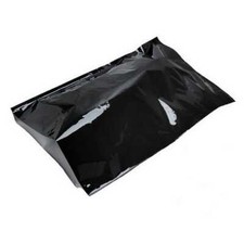 Sac de stockage / conservation hermétique thermoscellable Noir PE (30x43cm)