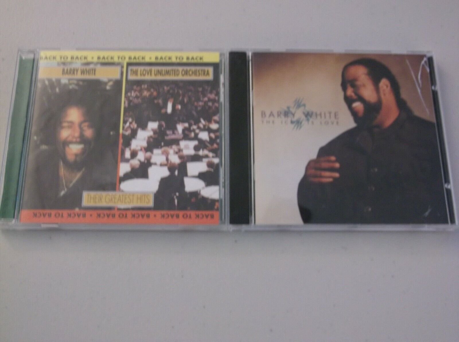 BARRY WHITE,  2 CD LOT  -  USED  CD