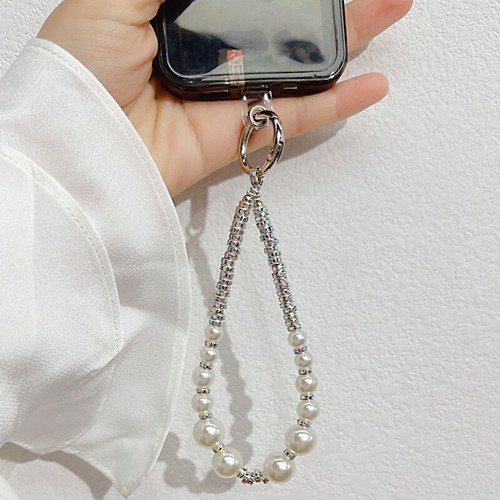 Mobile Phone Lanyard Wrist Carrying Chain Water Diamond Ball Anti Loss Lanyard - Zdjęcie 9 z 18