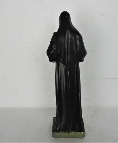 HTF Statue St Saint Rita of Cascia Plaster Patroness Impossible Causes Bees 15.9 - Picture 7 of 8