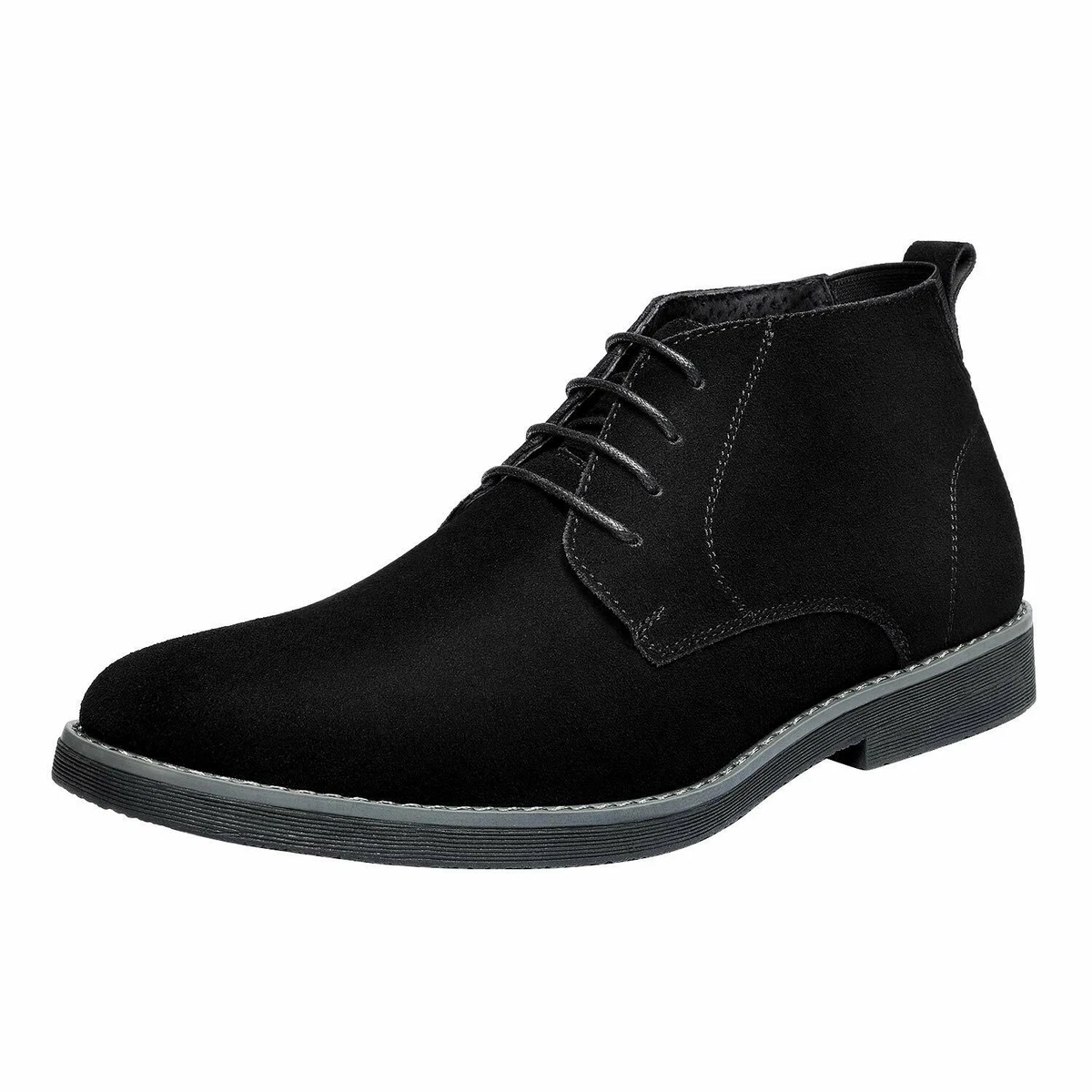 21MEN Men’s Black Suede Chukka Boots Size 10.5 Lace Up Suede Chukka Lace Up Boot | Banana Republic Factory main image 3