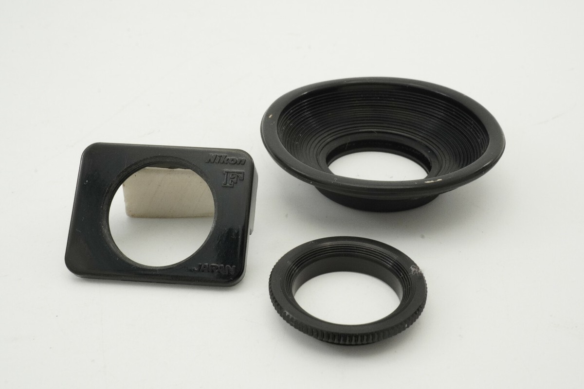 希 少 Nikon Eyecup Adapter for Nikon F ニコン RARE w/rubber cup] Nikon F Square Eye cup Adapter from Japan