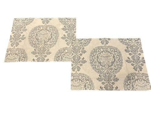 Pottery Barn Kendra Full Queen Duvet Set Lucianna Medallion Shams Shower Curtain - Picture 8 of 16