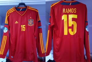 camiseta de sergio ramos seleccion española