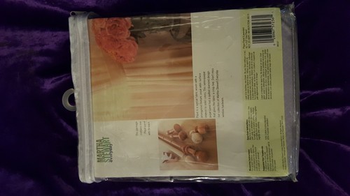 NEW - MARTHA STEWART Everyday PIQUE' ONE PANEL WITH TIE BACK curtain lavender... - Picture 2 of 2