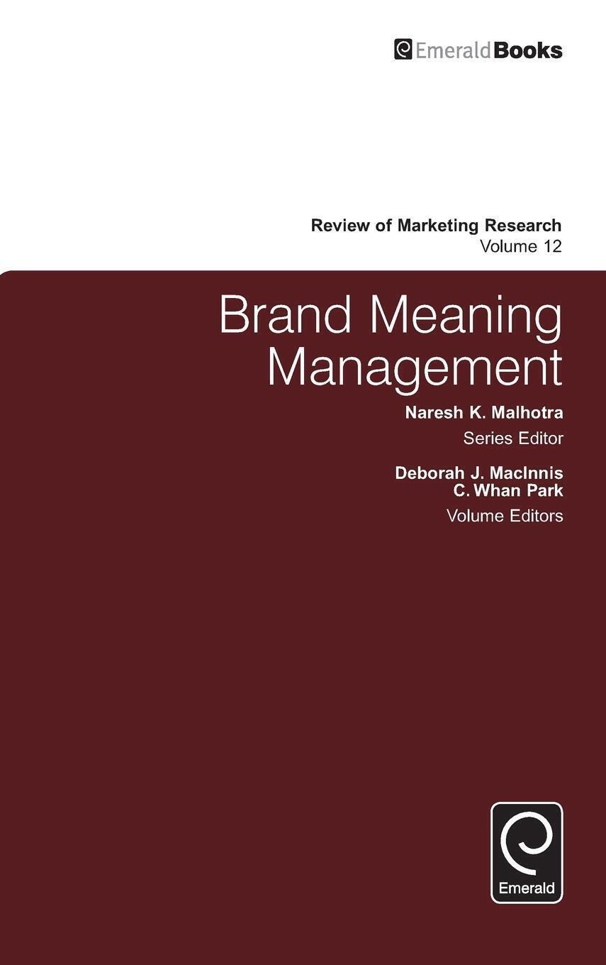 Thumbnail - Naresh K. Malhotra | Brand Meaning Management | Buch | Englisch (2015)