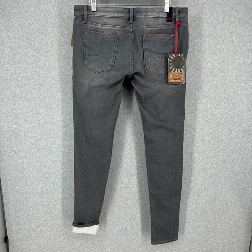 Cult of Individuality Teaser Skinny Jeans Size 32 Japanese Denim Selvedge NEW - Picture 4 of 17