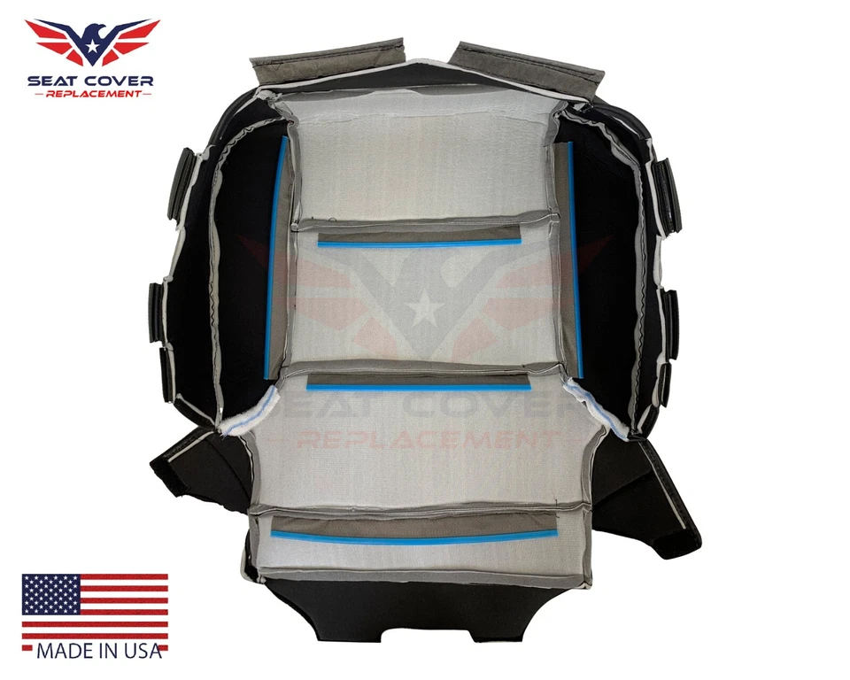 2014 - 2019 GMC All - Terrain Black Genuine Leather Driver Base Seat Cover - Image 2 of 4