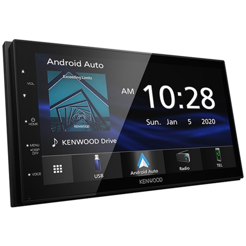 Kenwood 6.8" Shallow Chassis Multimedia Receiver CarPlay/Android Auto DMX4707S - Picture 2 of 7