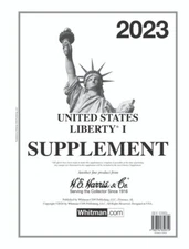 HE Harris 2023 US Liberty I Supplement Page For 2 Post / 3 Ring Stamp Album NEW