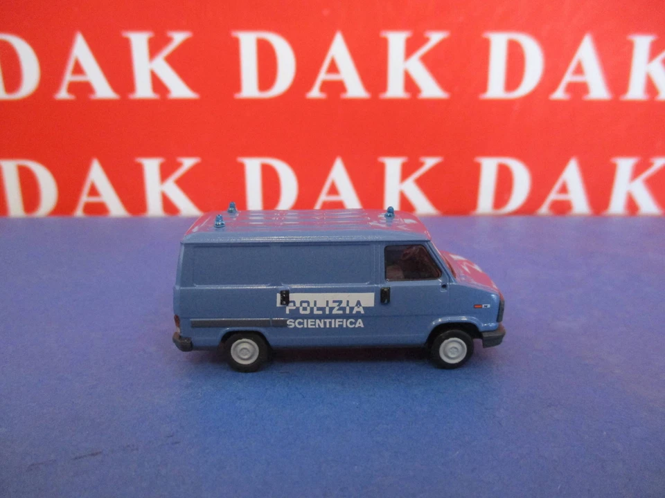 1/87 Scala HO Modellino Furgone Fiat Ducato Polizia Scientifica by Brekina - Immagine 4 di 4