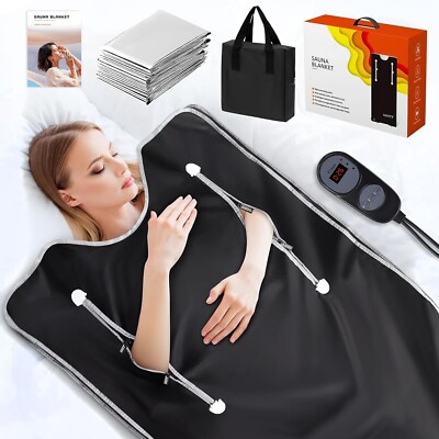 Infrared Sauna Blanket Relaxation & Detoxification 176  20-60 Min. Timer Sealed