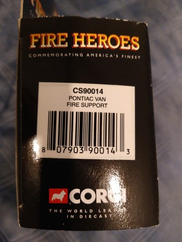 Corgi Fire Heroes Pontiac Van Fire Support & Chevrolet Car Fire Chief, 2001 * - Picture 9 of 10