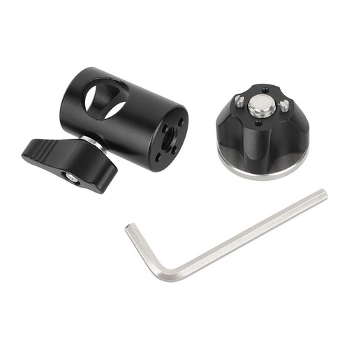 CAMVATE 16mm Light Stand Adapter with ARRI-Style Rosette Mount 360° Rotation - Picture 8 of 8