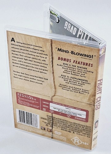 Fight Club DVD (Region 4) VGC Brad Pitt - Picture 2 of 5