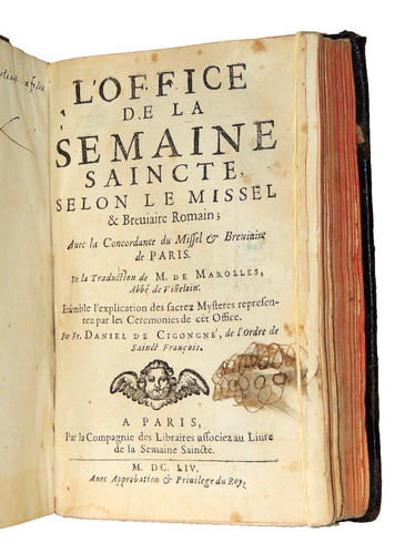 L'Office de la Semaine Saincte. Fr Daniel de Cigongne 4 gravures 1654 - Foto 4 di 15