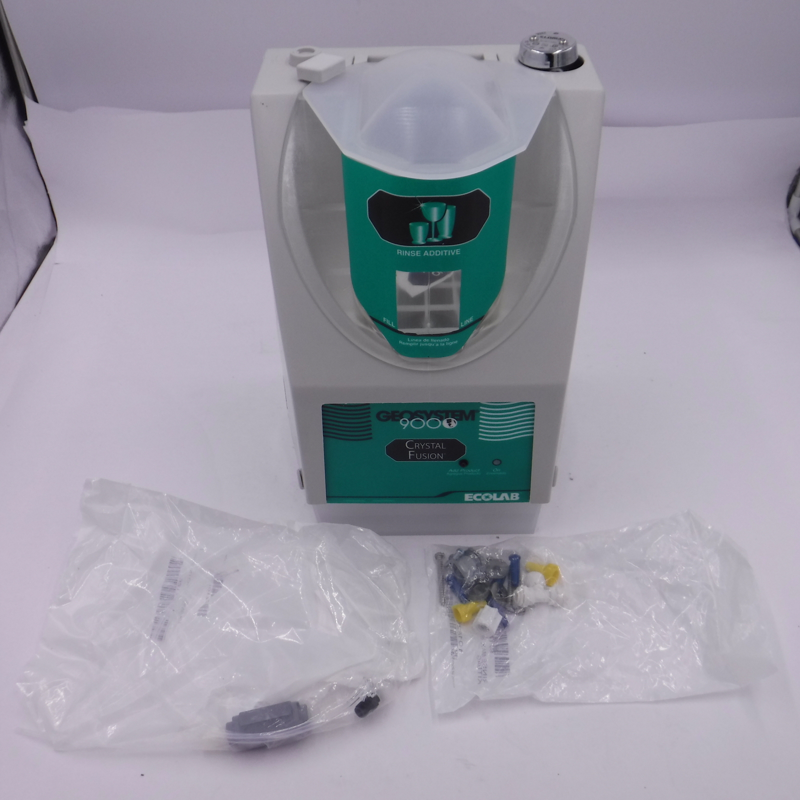 Ecolab GeoSystem 9000 Crystal Fusion Dishwasher Rinse Additive Machine