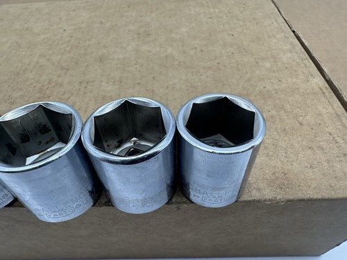 Challenger Proto 4pc 3/8 Drive 6pt SAE Socket Set USA 7/8” 13/16” 3/4” 11/16 EUC - Picture 3 of 9