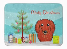 Carolines TreasuresFriesian Horse Christmas Floor Mat 19 x 27 Multicolor