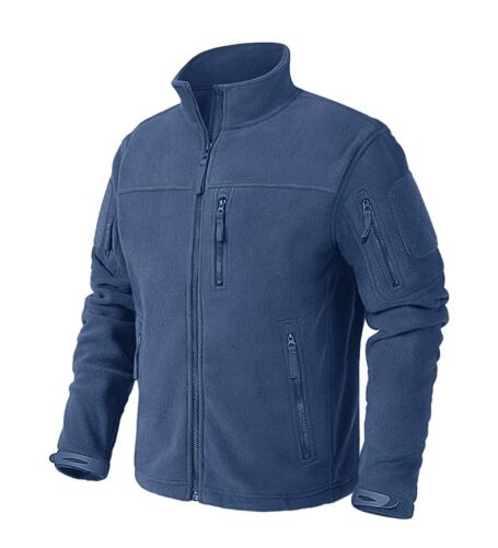 Chaqueta polar atelética para hombre al aire libre senderismo carga trabajo entrenamiento abrigo activo - Imagen 83 de 89