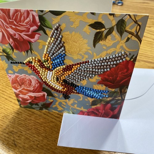 Greeting Card Diamond Art Painted Blank Inside All Occasion - Picture 4 of 5