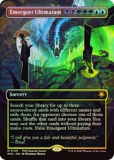 MTG FOIL Emergent Ultimatum Borderless  - Special Guests #105