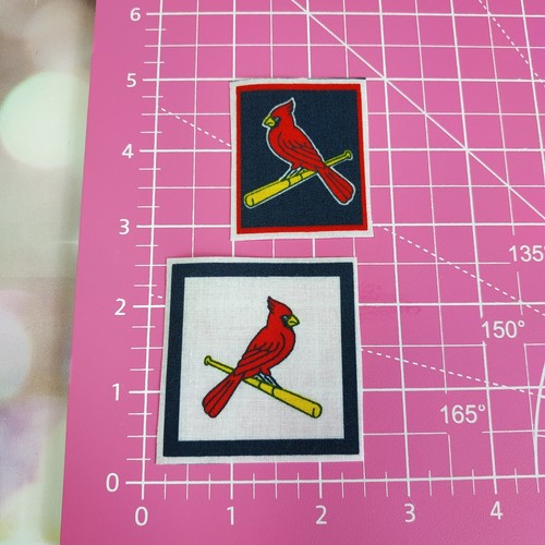 Saint Louis Fabric Iron-On Applique Saint Louis Cardinals Logo Sport Baseball - Bild 6 von 6