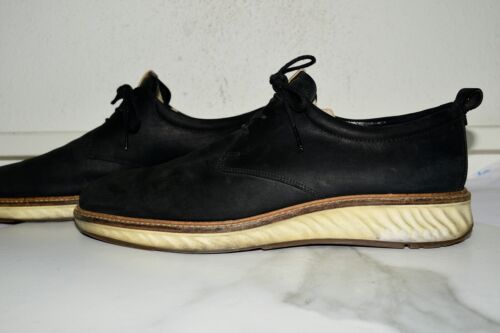 ECCO ST.1  Collection Leather Black Lace up Derby Men 46 - Picture 2 of 17
