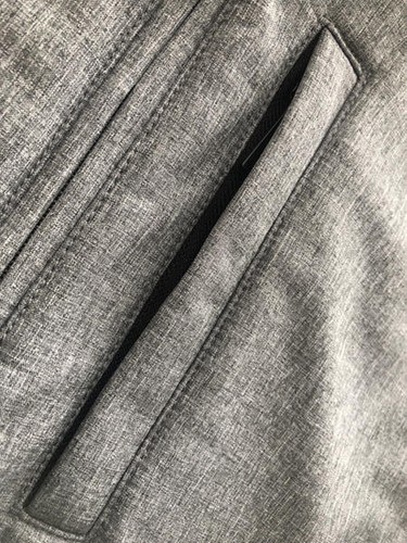 APT. 9 EUC Gray Full-Zip Polyester 3-Pocket Collard Vest L - Picture 6 of 8