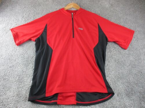 Louis Garneau Cycle Mountain Bike Top Jersey XXL Short Sleeve Quarter Zip MTB - 第 1/13 張圖片