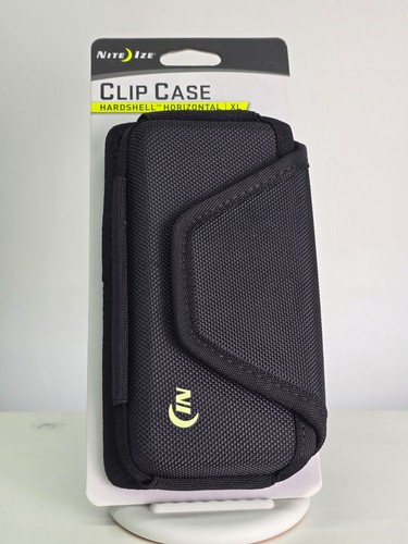 Nite Ize Universal Hardshell XL Holster Case Rugged Pouch w/Belt Clip - Black - Picture 2 of 6