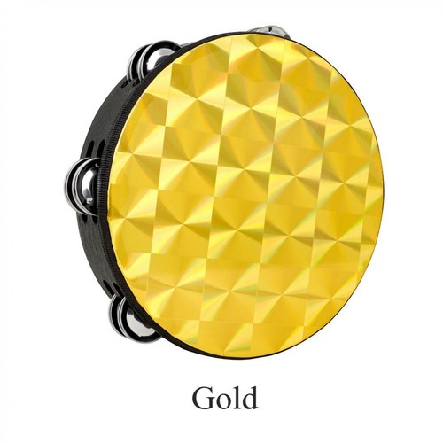 8" Tambourine Wood Hand Held Tamborine Drum Round Percussion for Church Party - Picture 6 of 15