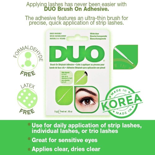 Duo Brush-On Striplash Adhesive White-Clear 5g - Picture 5 of 6