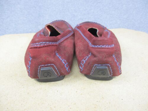 Robert Graham Verrazano Mens Loafers 11 Leather Burgandy - Picture 3 of 14