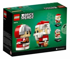 LEGO 40274 - Brickheadz Christmas Santa Claus Mrs. Claus - Brand New & Sealed