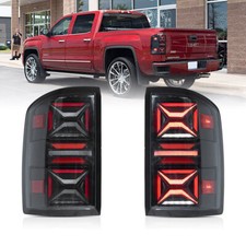 LED Tail Lights For 2014-2018 GMC Sierra 1500 2500HD 3500HD w/Startup Animation