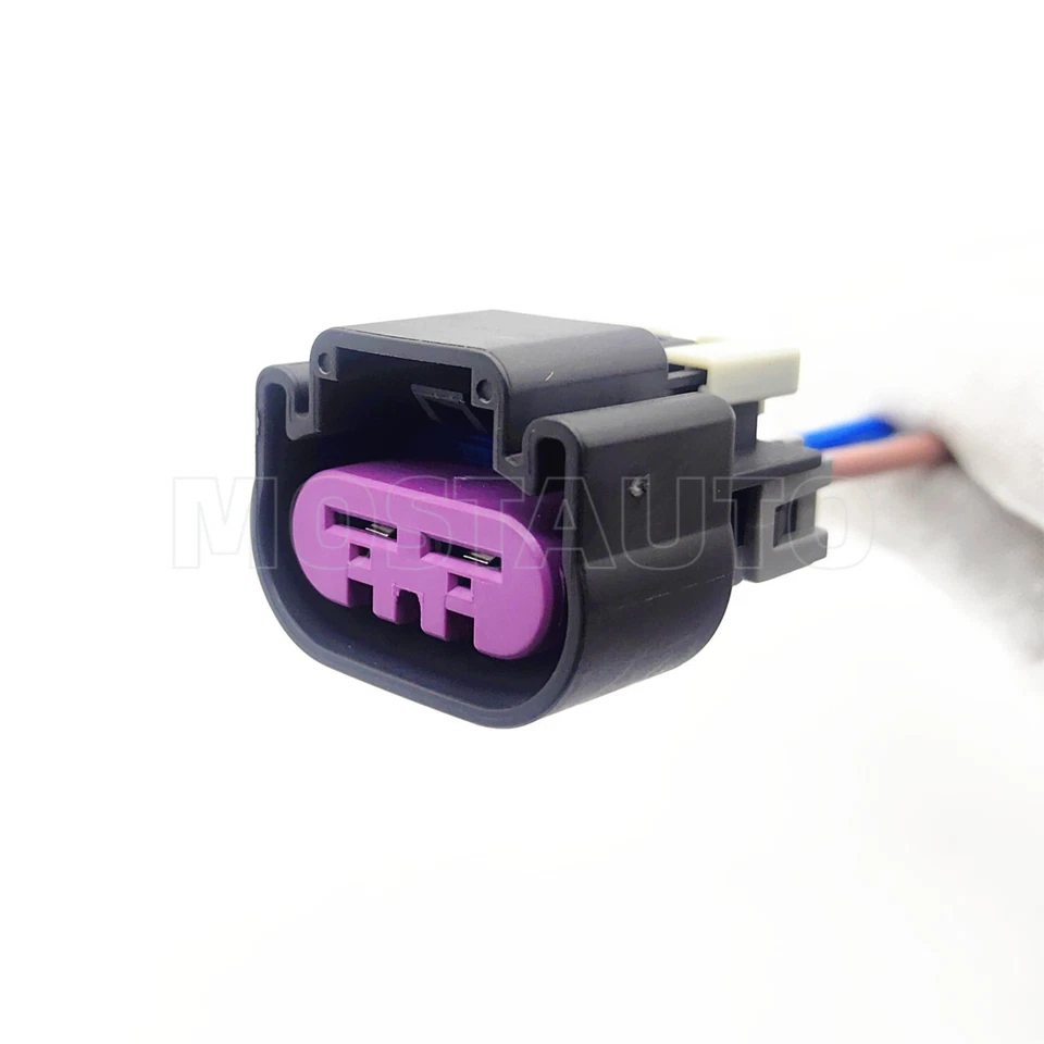 Conector de ventilador de radiador de 2 vías PT-2649 coleta para GMC Sierra 2500 HD 2006-2012 Foto 3 de 4