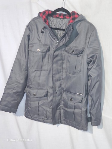 Airwalk Mens/Boys Jacket Sz Small Lots Of Pockets 23" Armpit-armpit 29" LONG - Picture 2 of 24