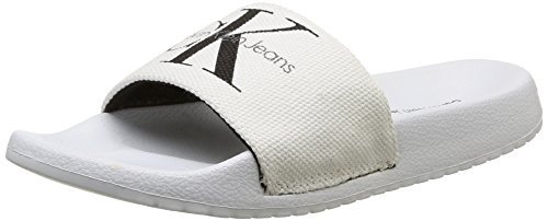 Calvin Klein Jeans 34R9587-WHT Damenschuhe Chantal Canvas Flip Flop Calvin Klein Jeans 34R9587-WHT Damenschuhe Chantal Canvas Flip Flop