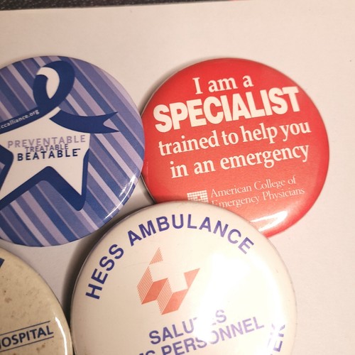 Emergency Workers Nursing Medical Lifestar Button Lot Of 10 Specialists EMS - Picture 5 of 7
