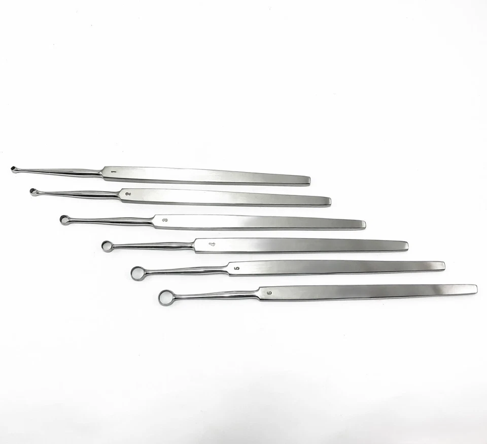 FOX LUPUS Lupuskürette 14cm 1,2,3,4,5,6 mm Haut Kürette Fußpflege - Bild 4 von 4