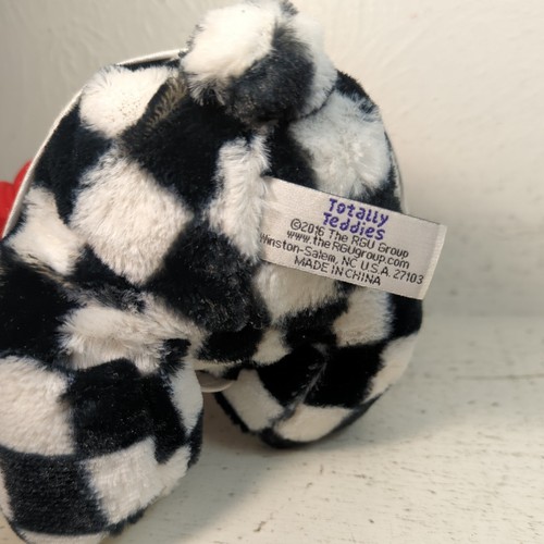 Checkers The Victory Teddy Bear, Indianapolis IN Raceway Plush Bear w/Shirt 2016 - Picture 7 of 8