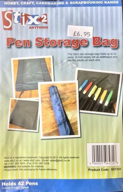 Stix2 - S57305 - Pen Storage Bag - Holds up to 42 pens PY7734 Stix2 - S57305 - Pen Storage Bag - Holds up to 42 pens PY7734