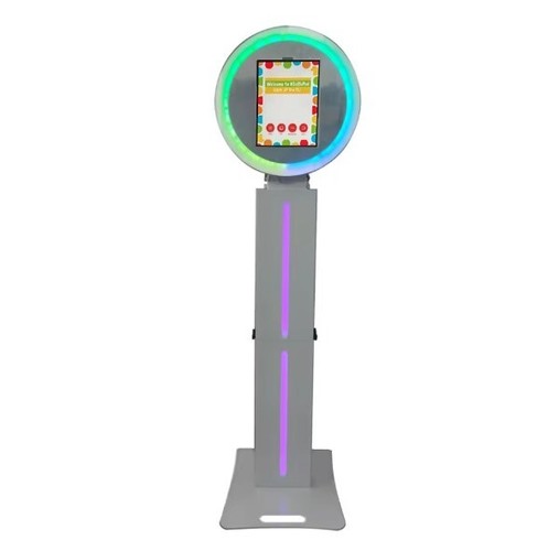 12.9 IPAD Photo Photo Booth Shell Portable Stand Selfie Machine w/ Flight Case  - Picture 23 of 24